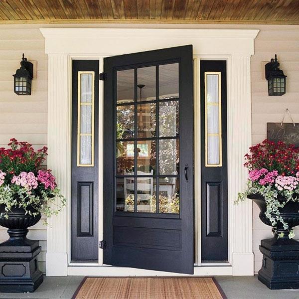 warna cat pintu kayu rumah minimalis