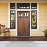 warna cat pintu kayu rumah minimalis