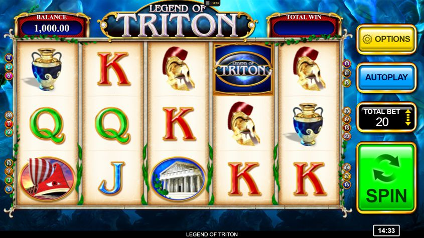 Legend of Triton slot online